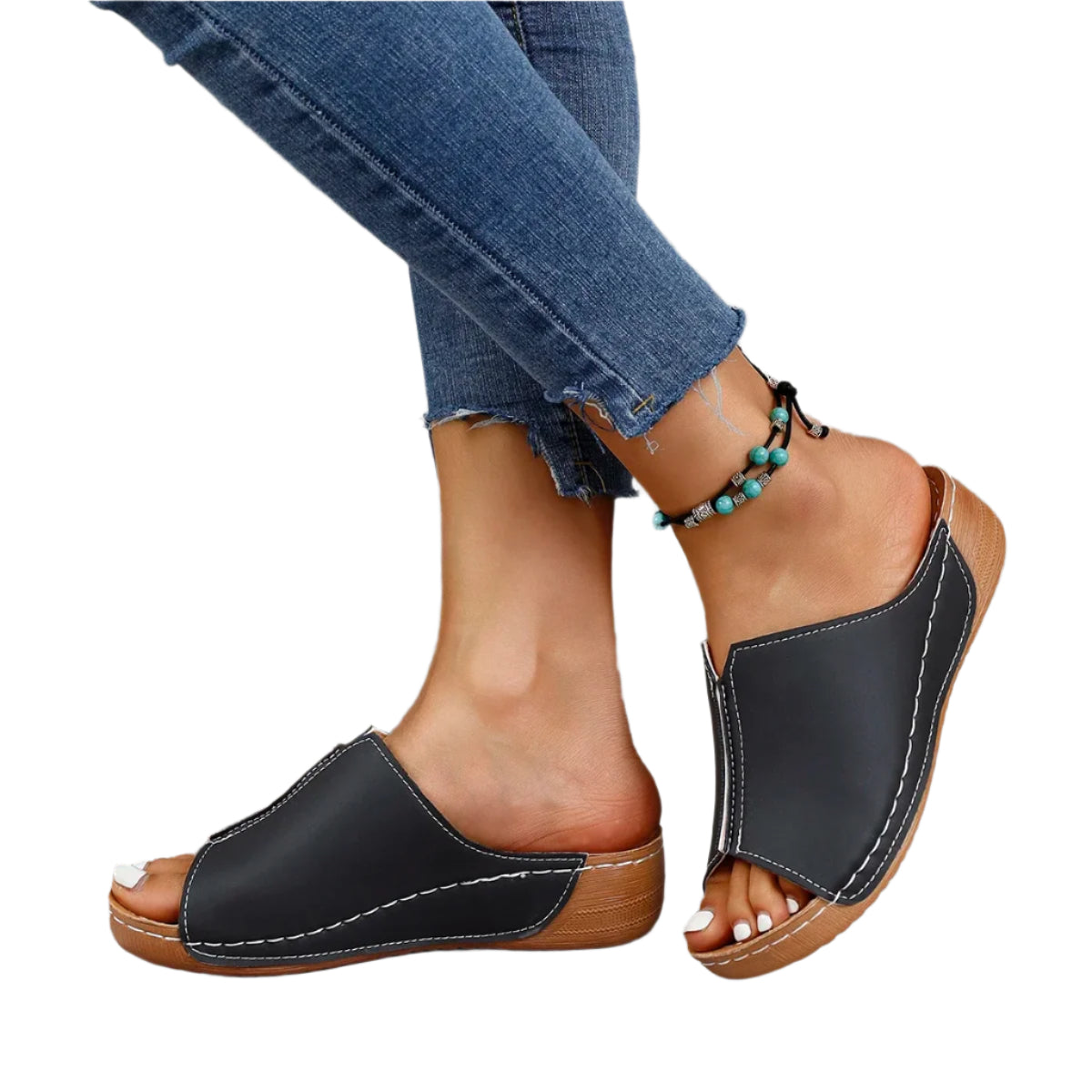 Women's Sandals Open Toe Breathable Comfortable Wedge Sandals Female Footwear