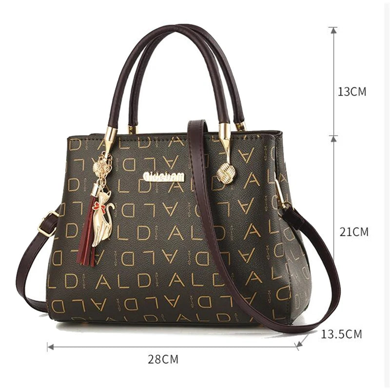 Women's Hand Bags PU Leather Casual Crossbody for Women Ladies Tote Handbag