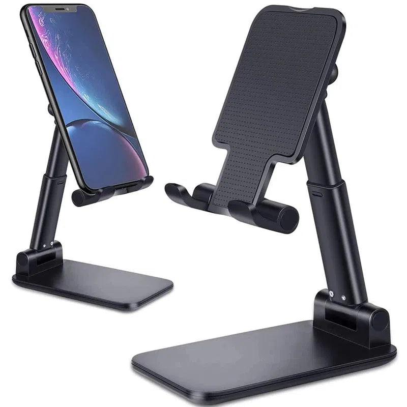 Phone Stand, Desktop Tablet Holder, Foldable, Extend Desk Mobile Phone Support