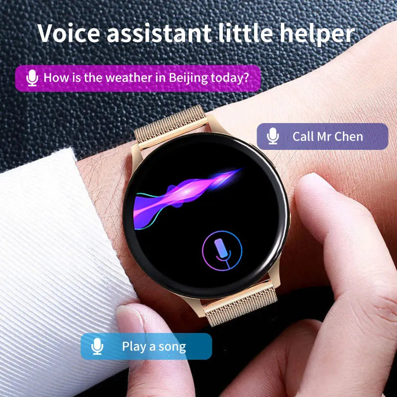 LIGE Smart Watch Women Support Recording 1G Local Music Playback Answer Call Watch Waterproof Smartwatch