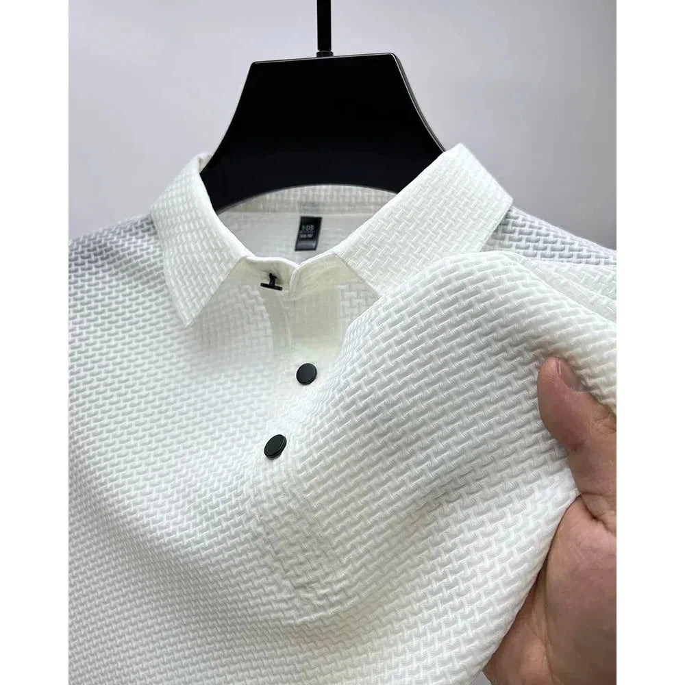 Men's Polo Shirt Short Sleeve High Quality Breathable Sweat-absorbing Polo shirt for Men