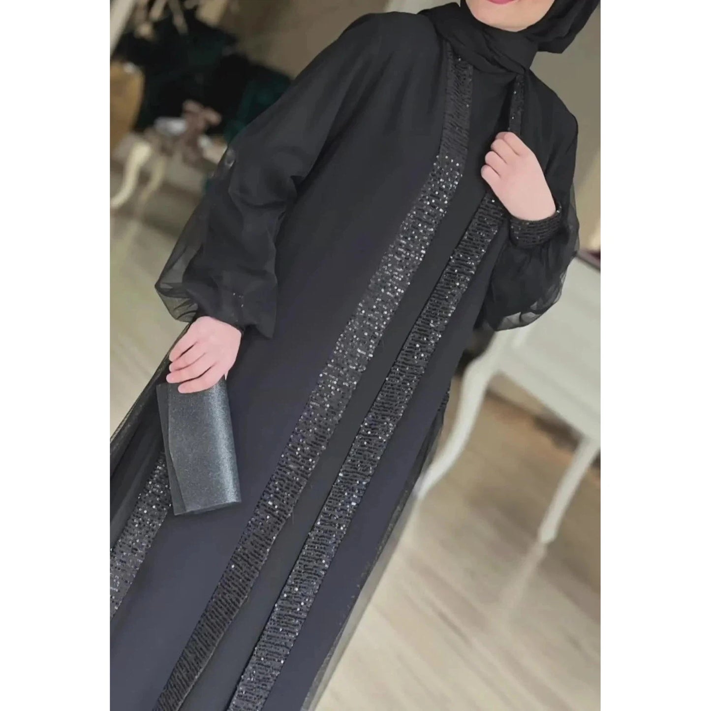 Abaya Women Dress Arabic Long Robe Morocco Kaftan Abayas