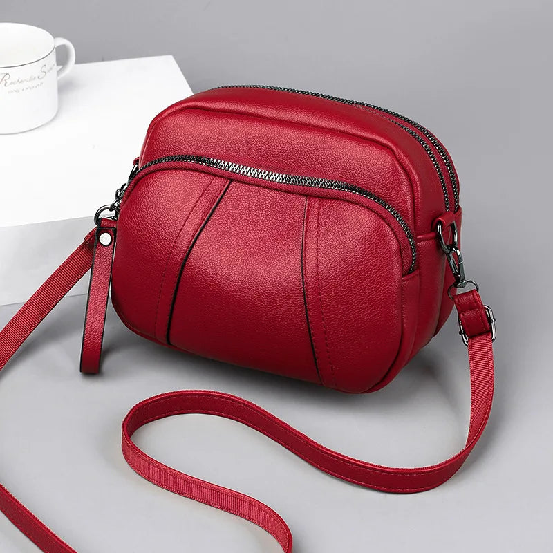 Women's Bags Leather Handbags Luxury Ladies Hand Bags Purse Fashion Shoulder Bags