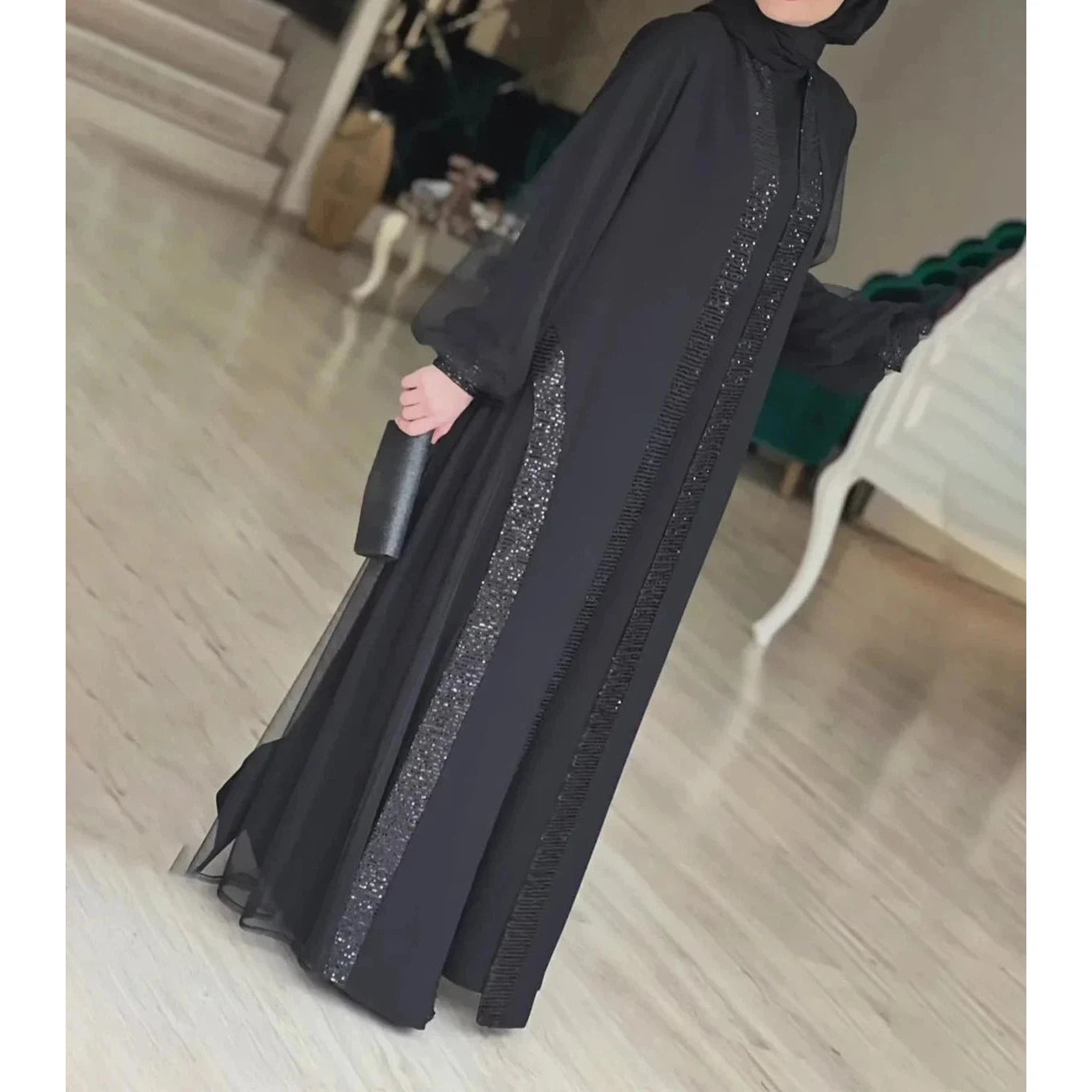 Abaya Women Dress Arabic Long Robe Morocco Kaftan Abayas