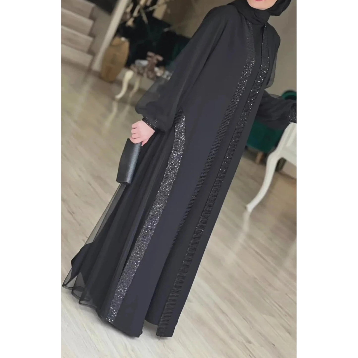 Abaya Women Dress Arabic Long Robe Morocco Kaftan Abayas