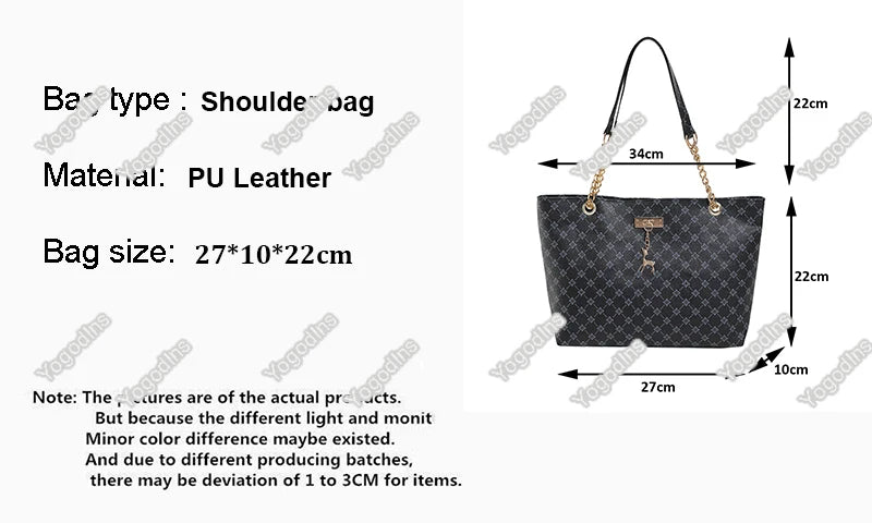 Women Bag Presbyopia Handbag Texture Soft Leather Large Capacity Tote Women Bag