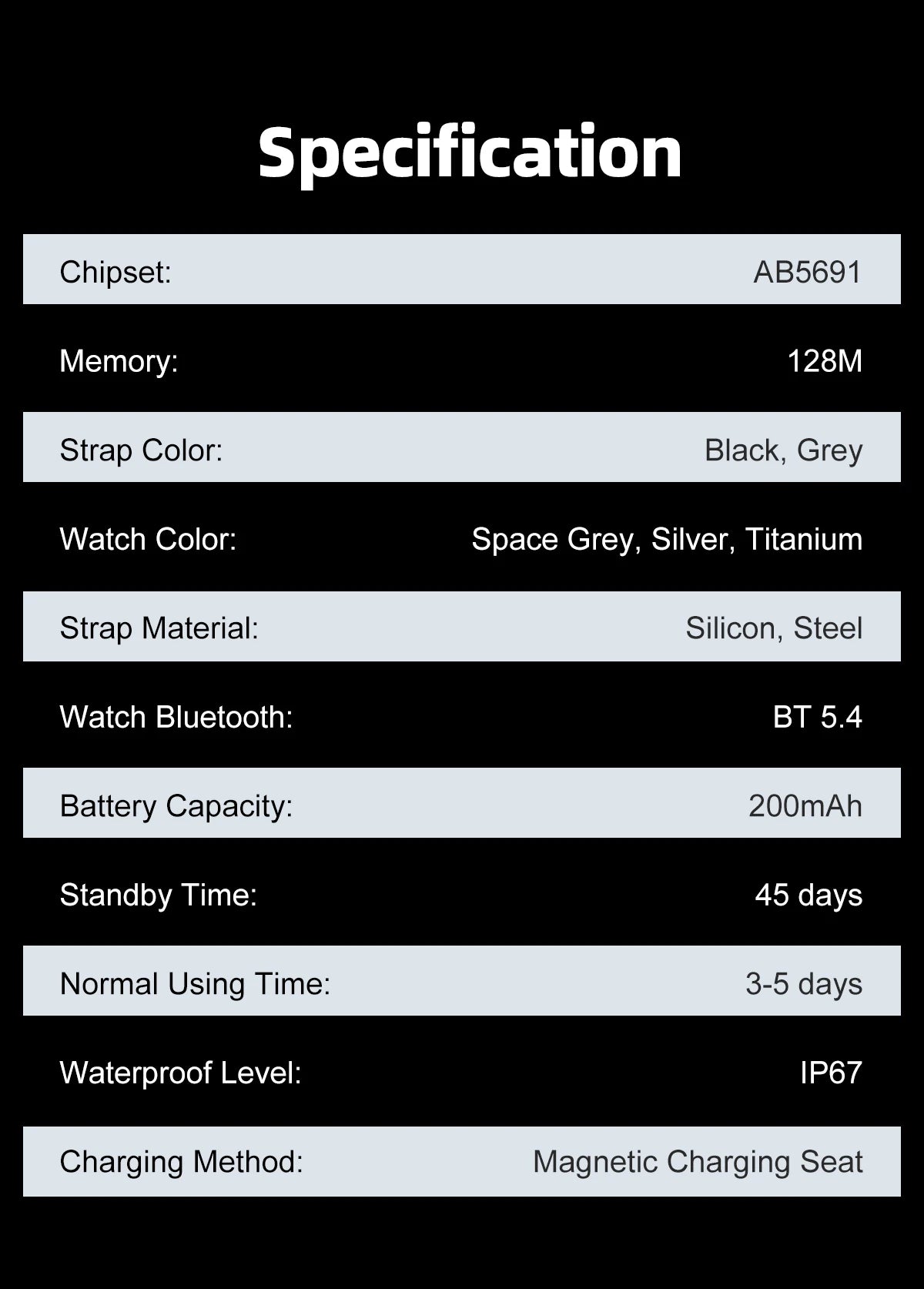 Ladies Smart Watch Ultra Thin men 1.96" AMOLED 360*360 HD Pixel Display Call Reminder