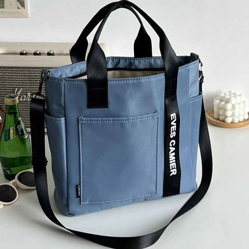 Women Bag Shoulder Casual Tote Large Capacity Bag Nylon Waterproof Canvas Handbag Fashion Bags