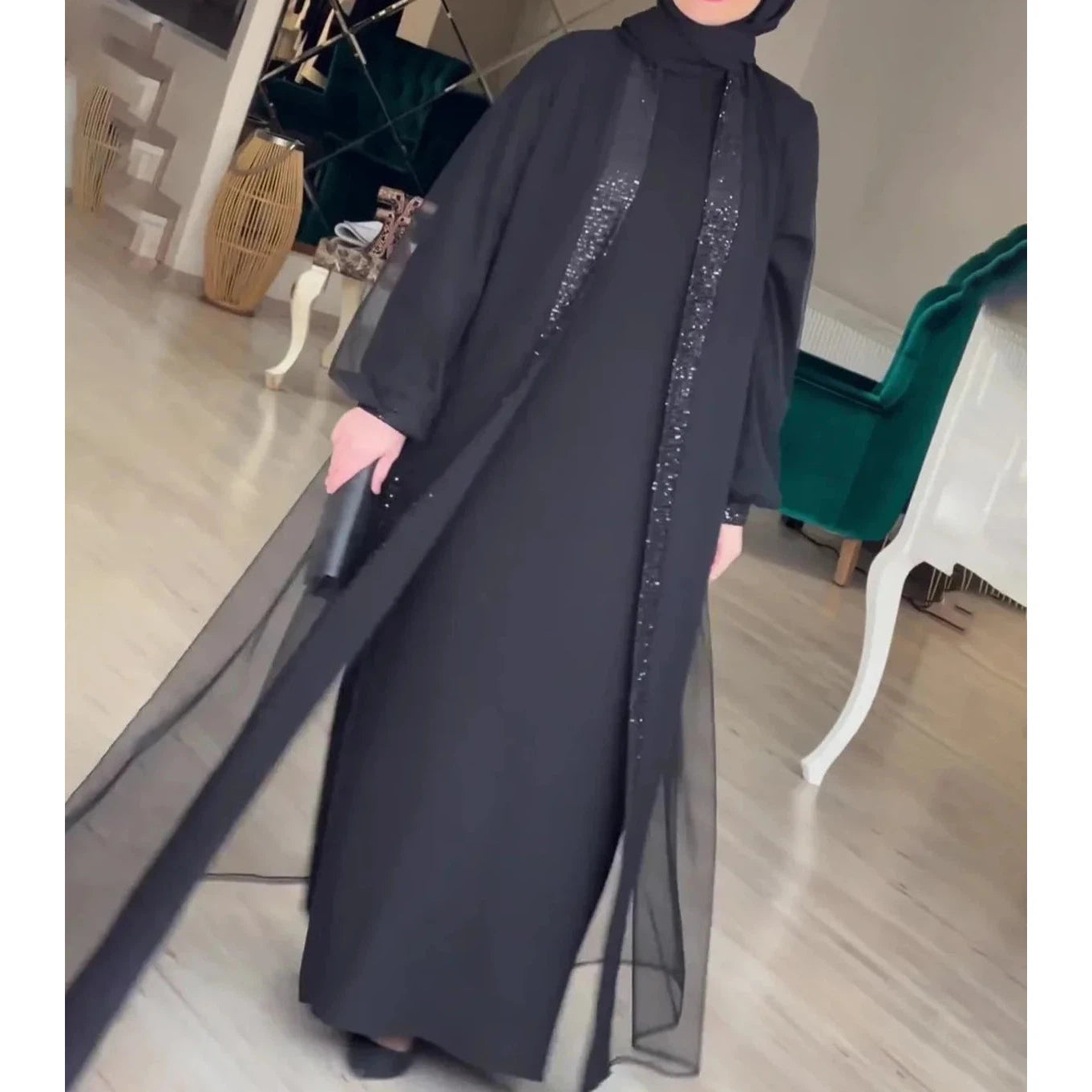 Abaya Women Dress Arabic Long Robe Morocco Kaftan Abayas