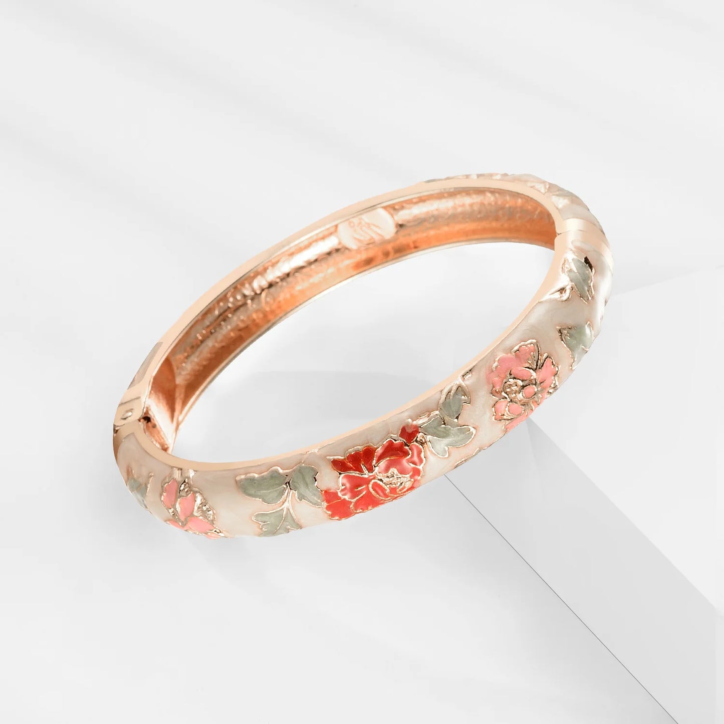 Enameled Bracelets For Women Flower Women Bangles Bracelet On Hand Gift