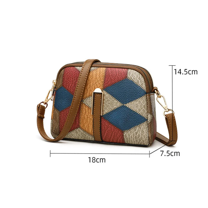 Women Bags Yogodlns Handbag Messenger Bags Plaid Shoulder Totes Bags