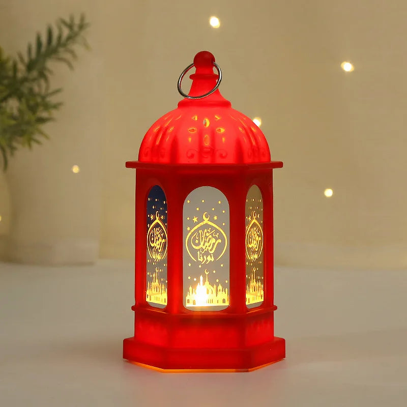 Ramadan LED Lantern Light Eid Mubarak Decoration for Home Party Ramadan Kareem Decor EID Al Adha