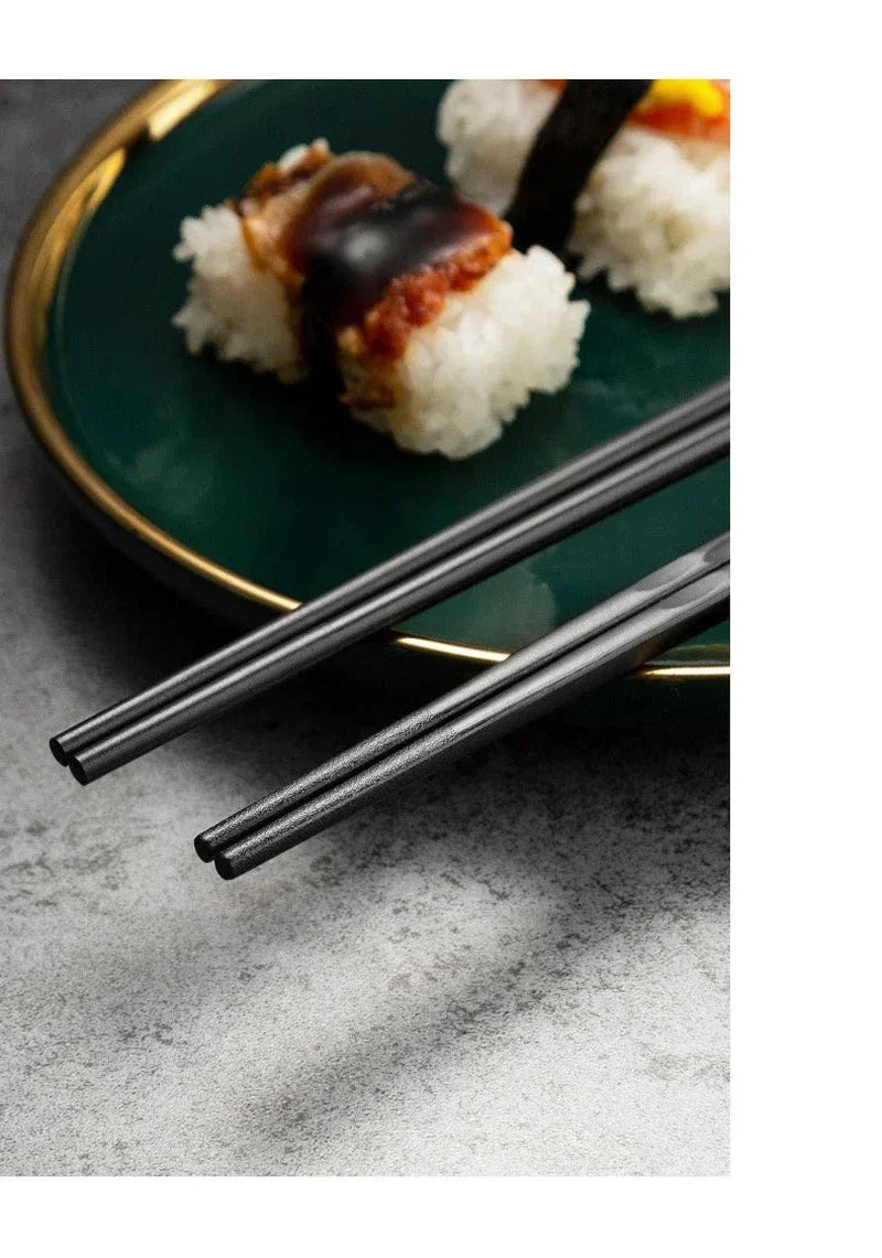 Chopsticks 5Pairs High Quality Non-Slip Home Hotel Restaurant Healthy Food Stick For Sushi Chopsticks