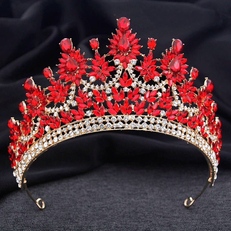 High Opal Pink Tiaras and necklace earrings Bridal Jewelry Sets or Crown Prom Birthday Costume
