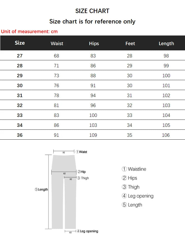 Men's Jean Casual Pant Fashion Stretch Pants Male Classic Slim Trousers