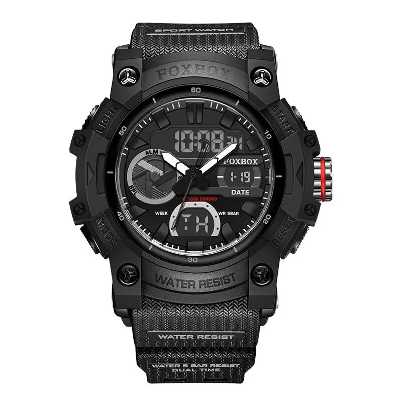 LIGE Fashion Digital Watches For Men Top Brand Luxury Military Waterproof Watch Men Casual Sport Dual Display Watch Montre Homme