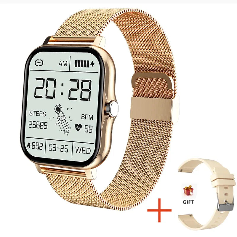 LIGE Smart Watch For Men & Women Full Touch Screen Sports Fitness Watches Bluetooth Calls Digital Smartwatch