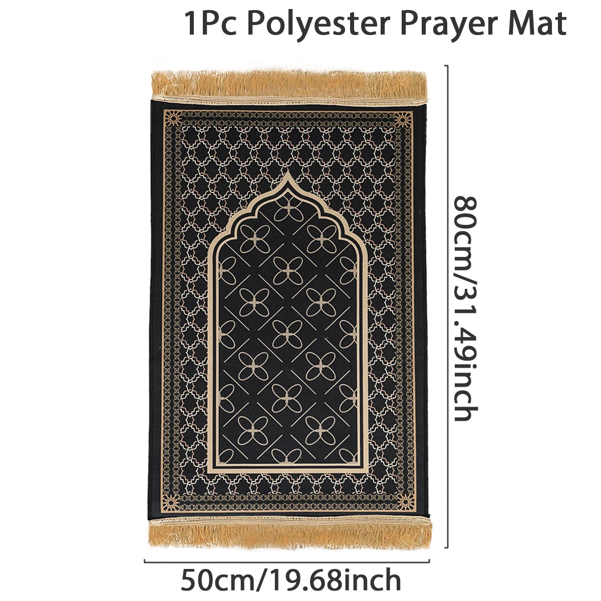 Ramadan Decoration 2024 Prayer Mat EID Mubarak Decor For Home Praying Rug Ramadan Kareem Islamic Muslim Party Eid Al-Fitr Gifts