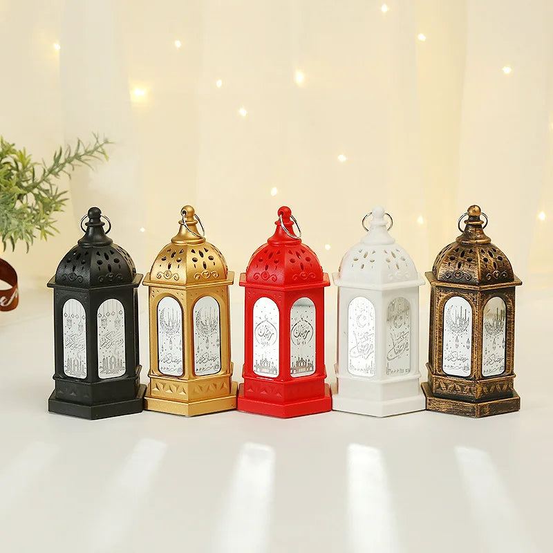 Ramadan LED Lantern Light Eid Mubarak Decoration for Home Party Ramadan Kareem Decor EID Al Adha