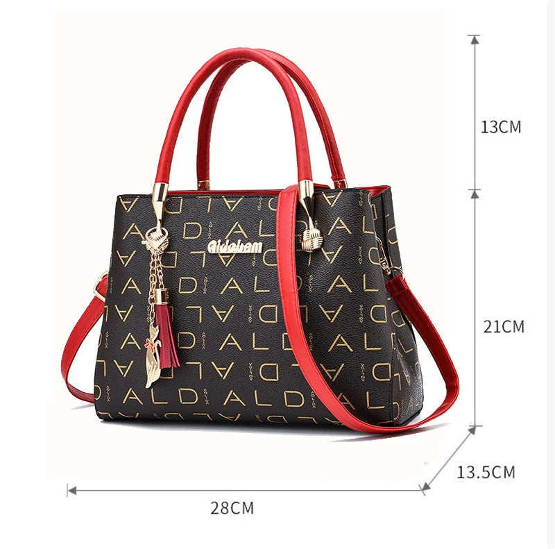 Women's Hand Bags PU Leather Casual Crossbody for Women Ladies Tote Handbag