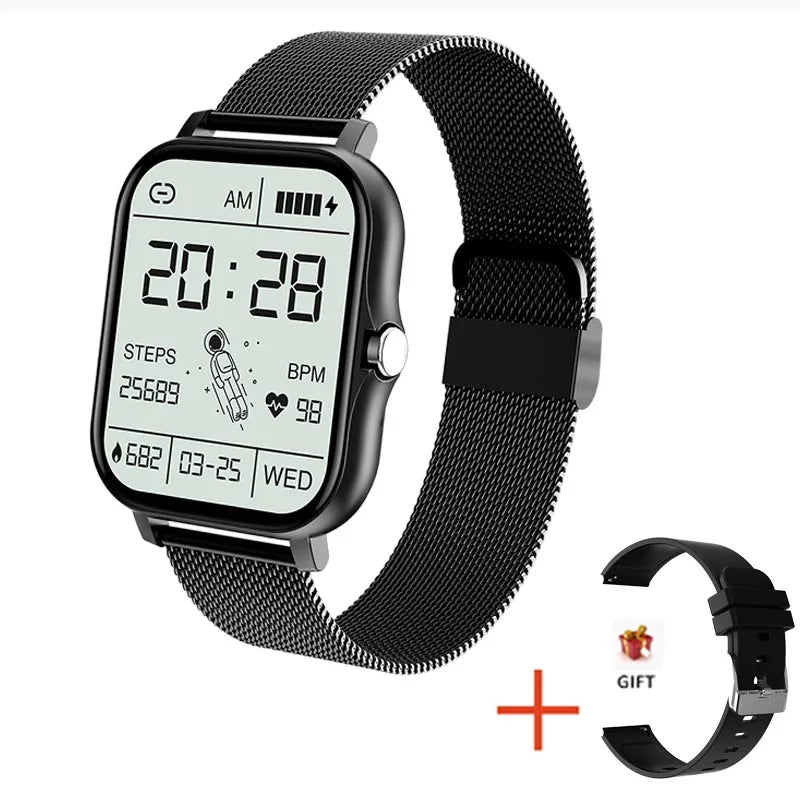 LIGE Smart Watch For Men & Women Full Touch Screen Sports Fitness Watches Bluetooth Calls Digital Smartwatch