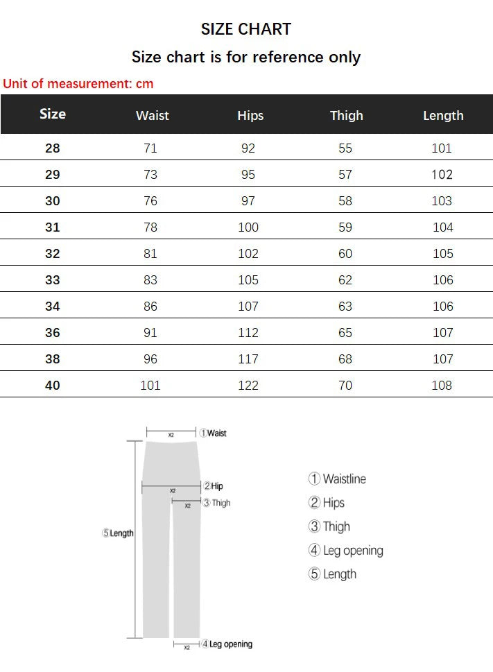 Men Jean Pant Cotton Stretch Classic Retro Straight Slim Straight Trouser Male Clothing Pants