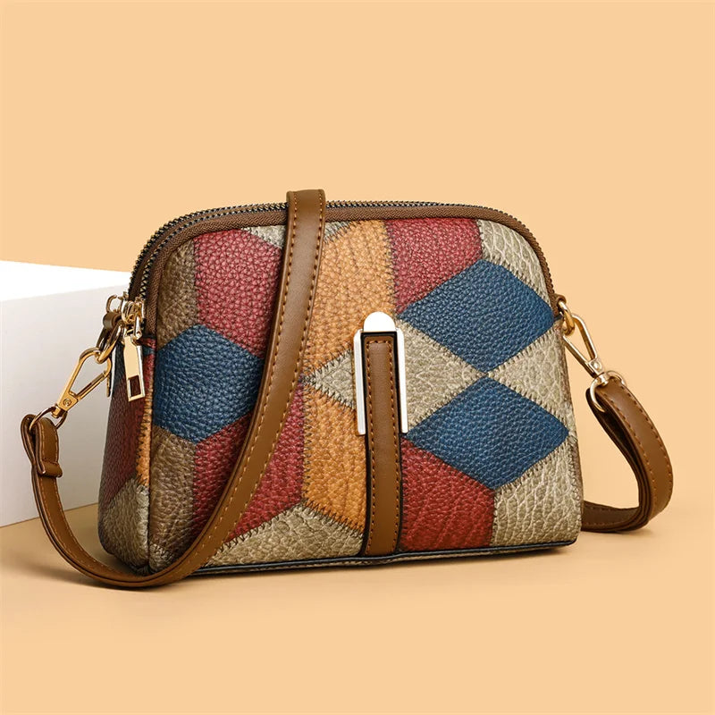 Women Bags Yogodlns Handbag Messenger Bags Plaid Shoulder Totes Bags