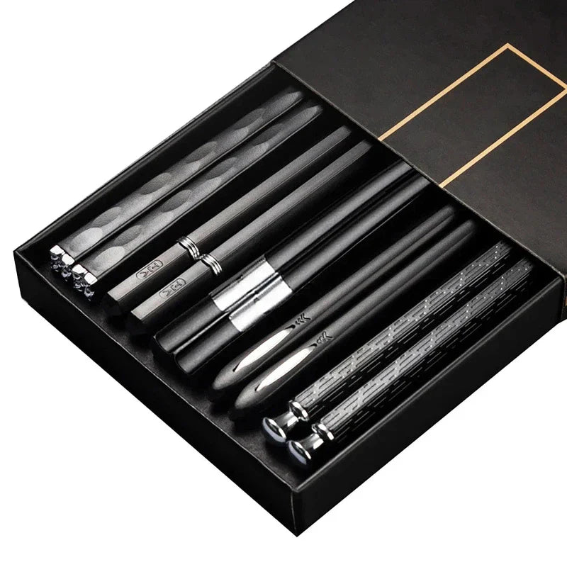 Chopsticks 5Pairs High Quality Non-Slip Home Hotel Restaurant Healthy Food Stick For Sushi Chopsticks