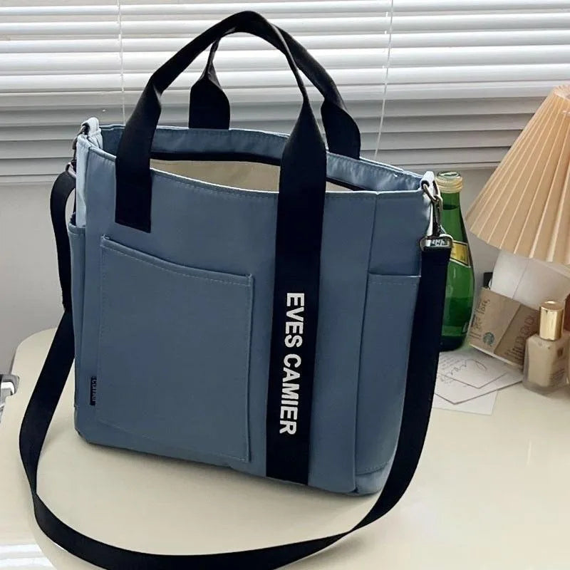 Women Bag Shoulder Casual Tote Large Capacity Bag Nylon Waterproof Canvas Handbag Fashion Bags