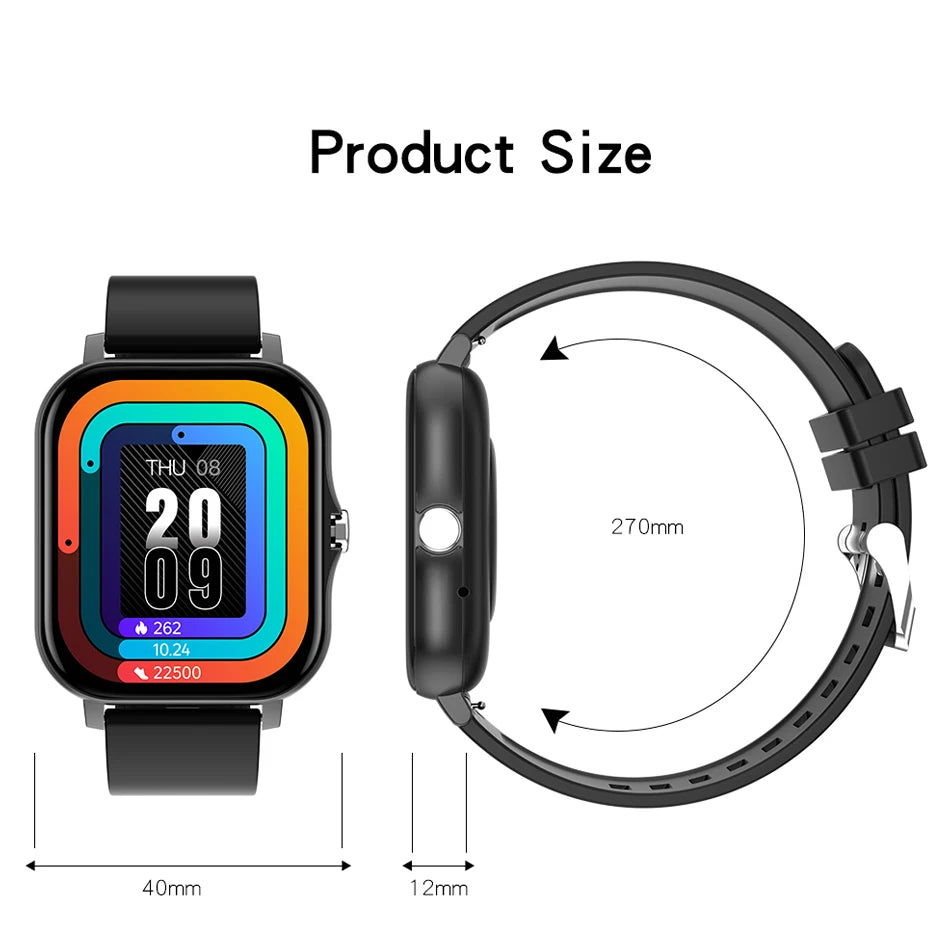 LIGE Smart Watch For Men & Women Full Touch Screen Sports Fitness Watches Bluetooth Calls Digital Smartwatch