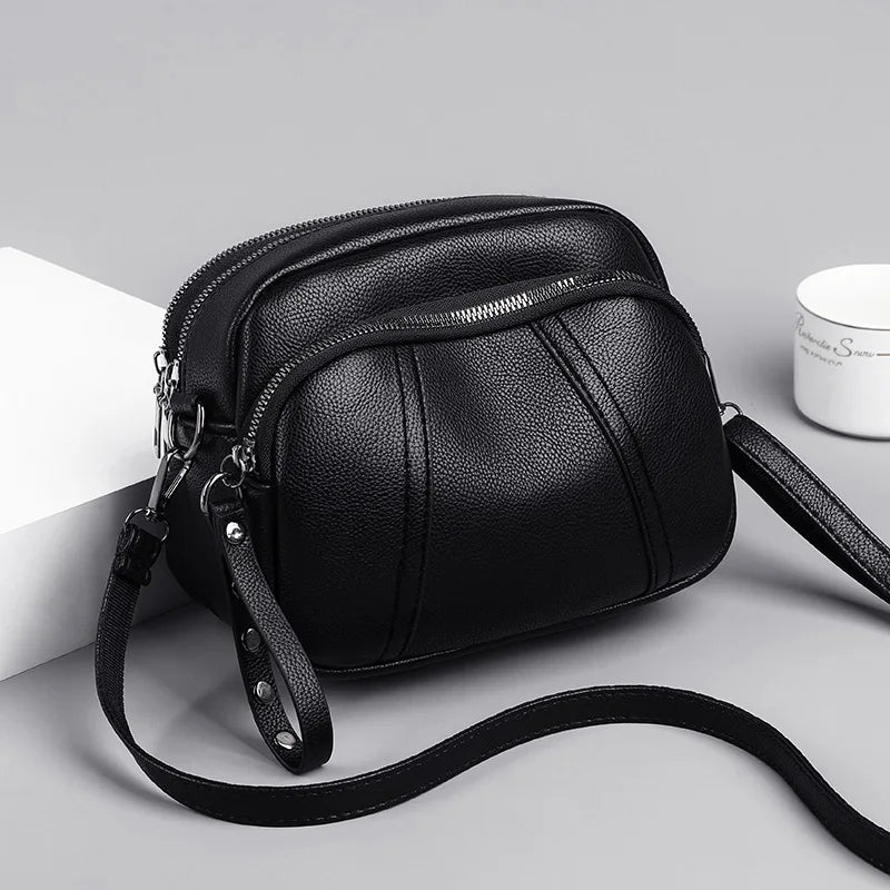 Women's Bags Leather Handbags Luxury Ladies Hand Bags Purse Fashion Shoulder Bags