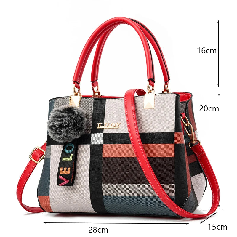 Women's Hand Bags PU Leather Casual Crossbody for Women Ladies Tote Handbag