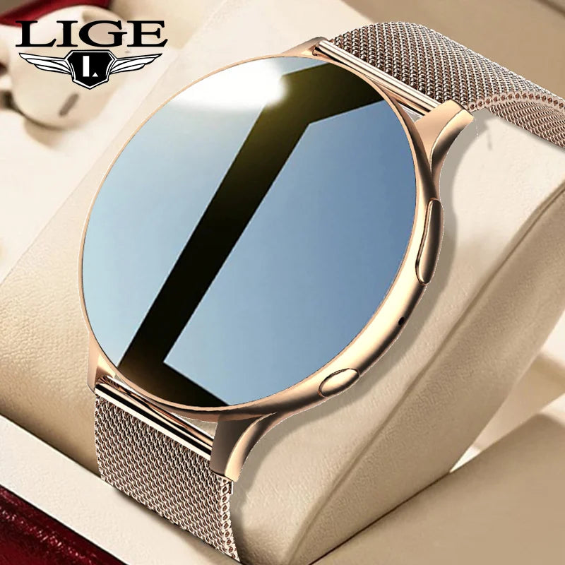 LIGE Smart Watch Women Support Recording 1G Local Music Playback Answer Call Watch Waterproof Smartwatch