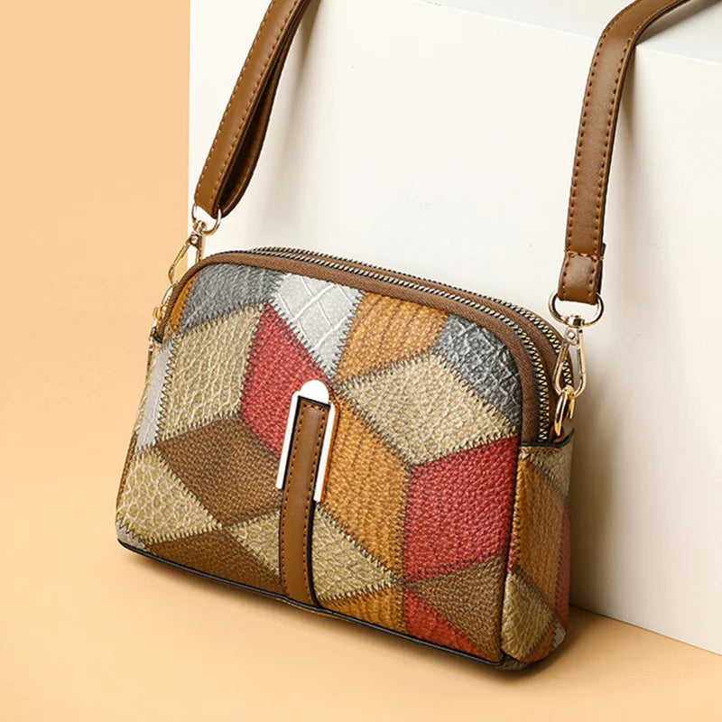 Women Bags Yogodlns Handbag Messenger Bags Plaid Shoulder Totes Bags