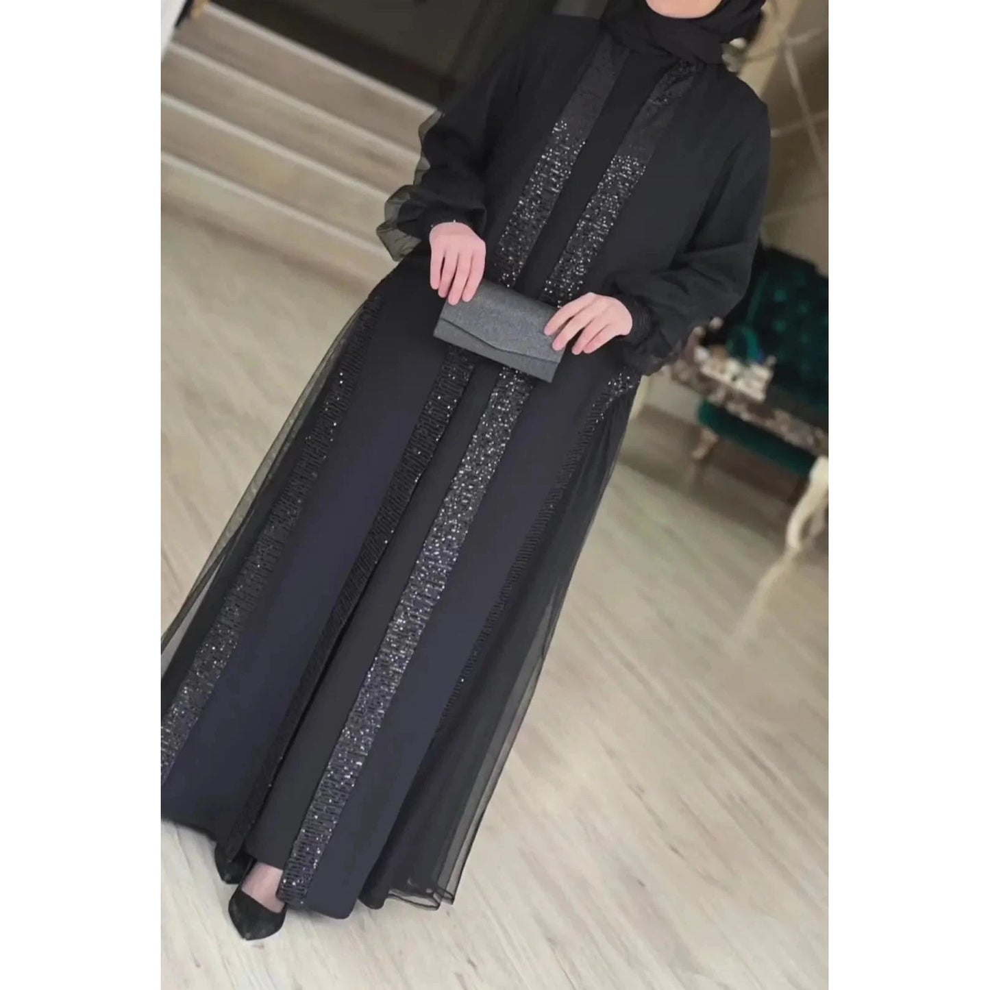 Abaya Women Dress Arabic Long Robe Morocco Kaftan Abayas