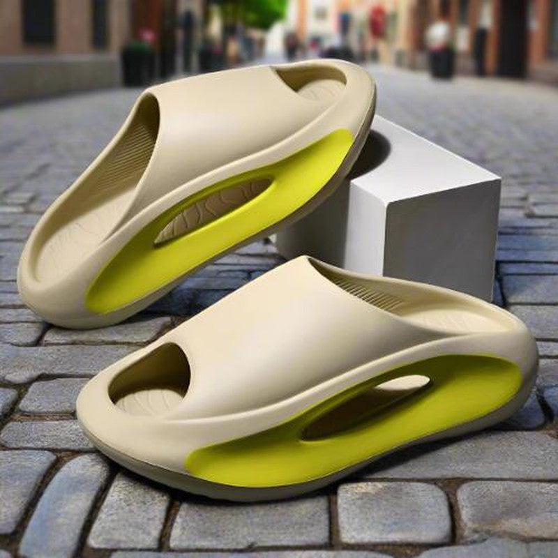 EVA Slippers Women Men Peep Toe Slipper Hollow Unisex Sports Beach Shoes-Footwear-Yes Yar FZE LLC-Khaki A-36to37-Yes Yar FZE LLC