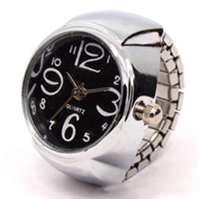 Figure Ring Watch Alloy Silver for Men & Women Multi Colors in Style-Artificial Jewelry-Yes Yar FZE LLC-Yes Yar FZE LLC