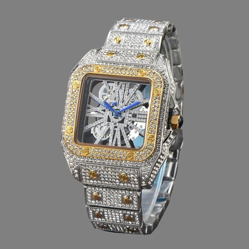 Women's Watch Golden and Silver Color Metal Strap with Diamond Fashion-Women Watches-Yes Yar FZE LLC-11 Style-Yes Yar FZE LLC